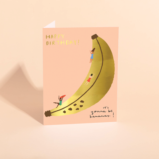 BANANA SLIDE - Birthday Card