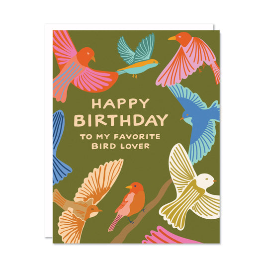 Bird Lover Birthday Card
