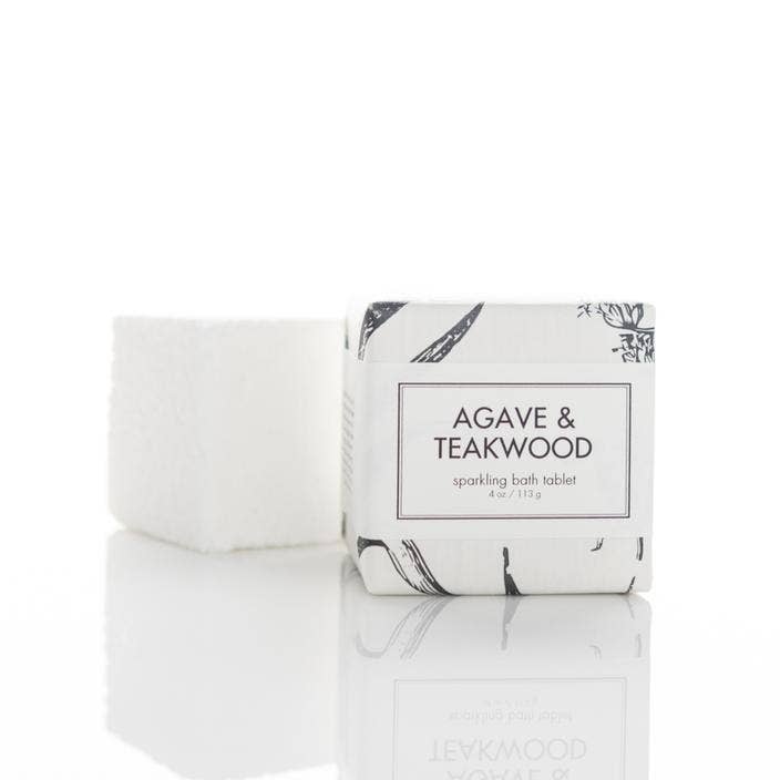 Agave & Teakwood Sparkling Bath Tablet