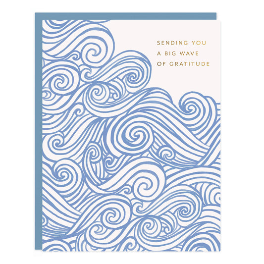 Wave Gratitude Card