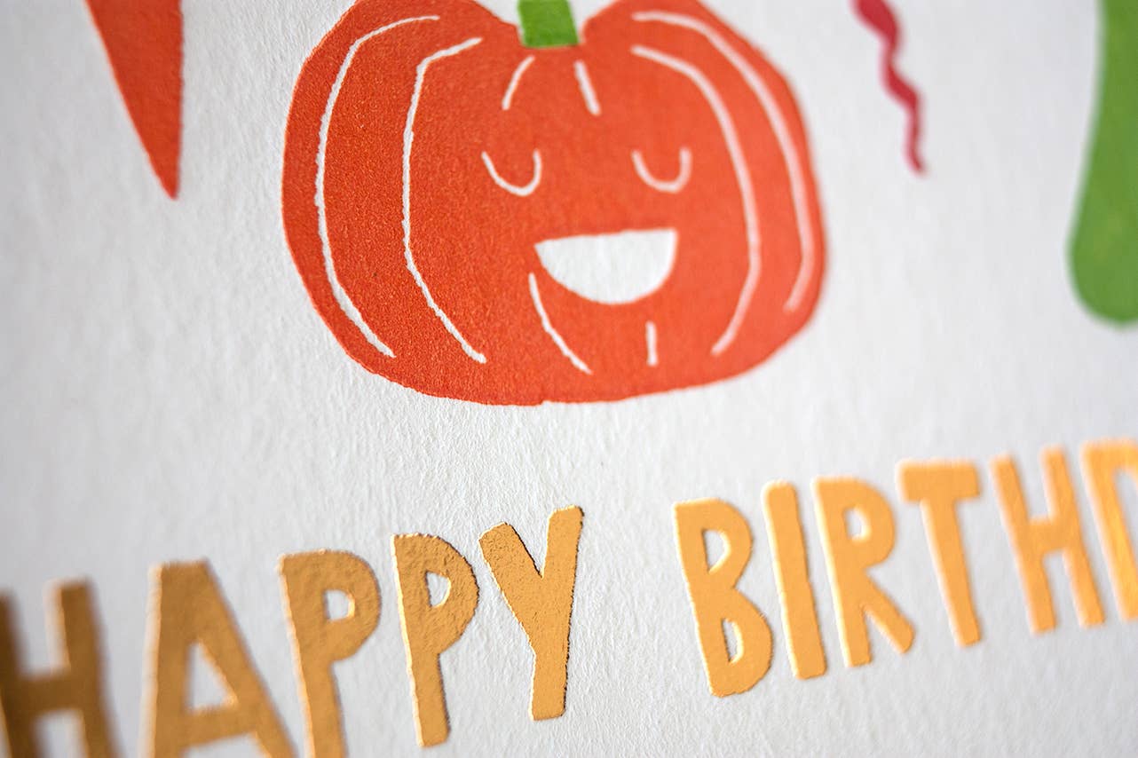 Veggies Birthday Card