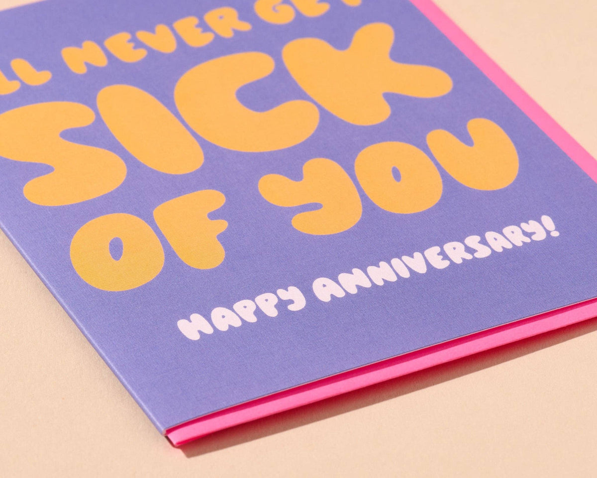 Love Card by Your Gal Kiwi—Never Get Sick of you (Sweet)