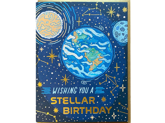 Stellar Birthday Card