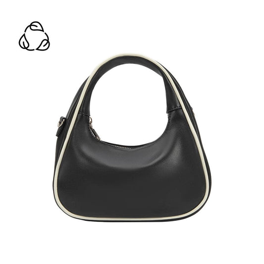 Sarita Black Vegan Top Handle Bag