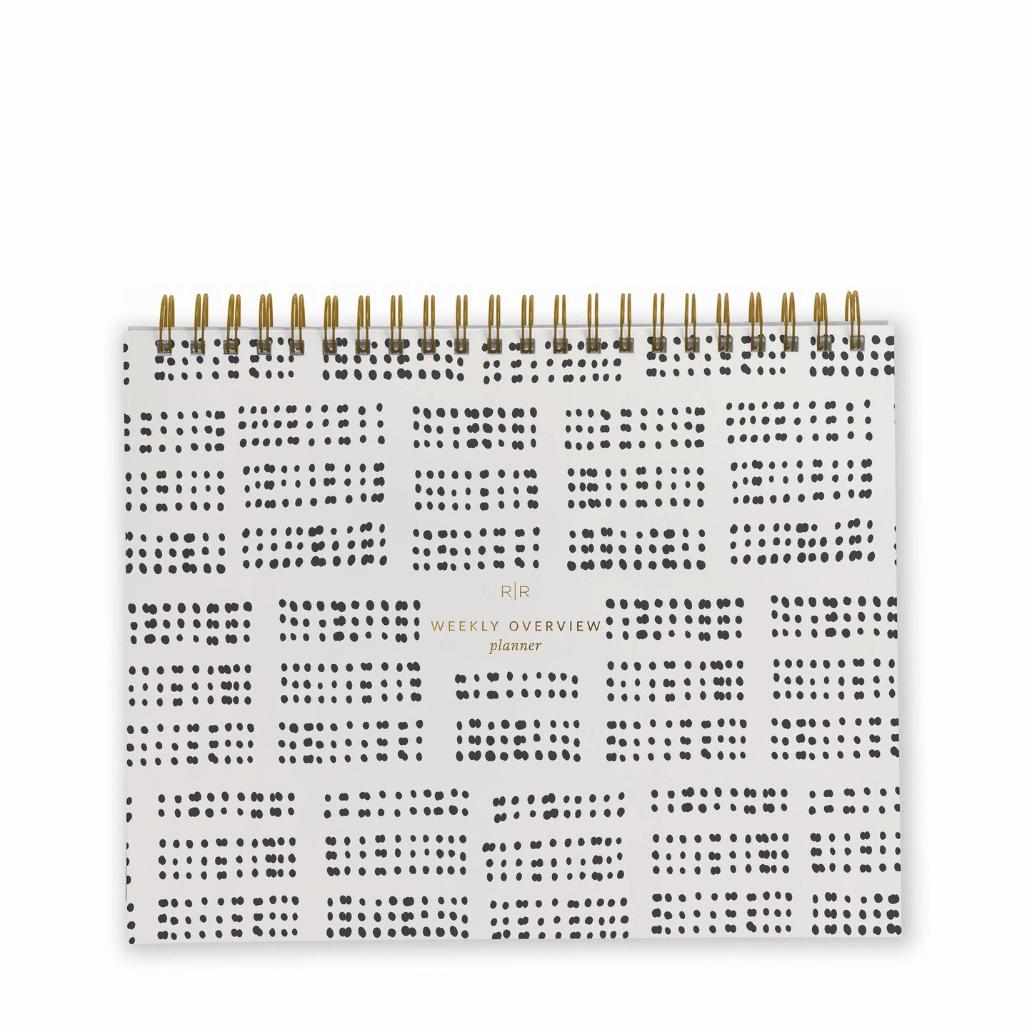 Weekly Overview Planner | Assorted Colors: Charcoal
