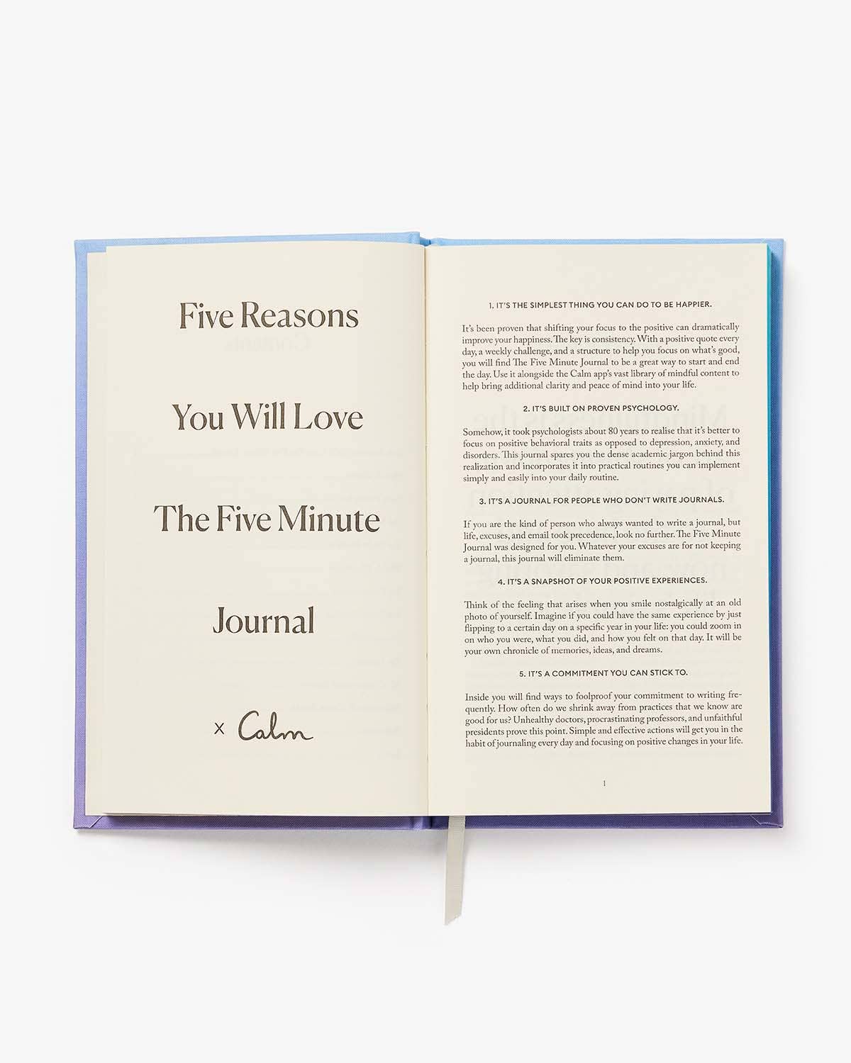 The Five Minute Journal x Calm | Guided Daily Gratitude