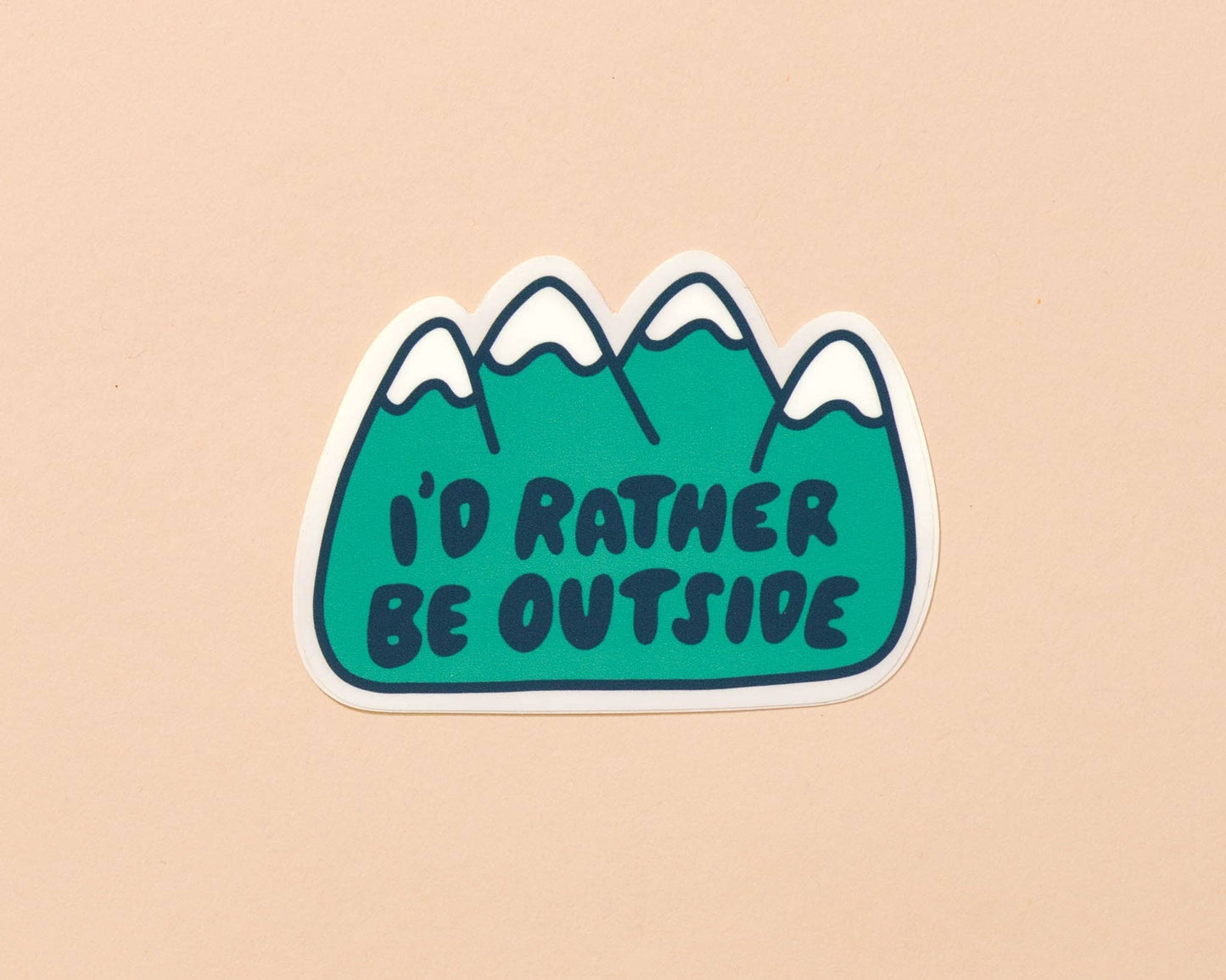 Rather Be Outside Vinyl Sticker