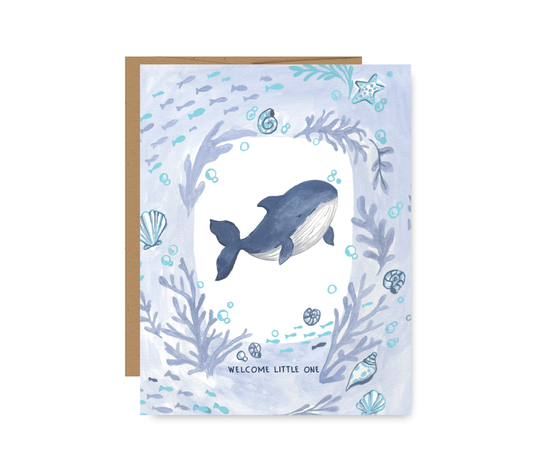 Whale Baby Card