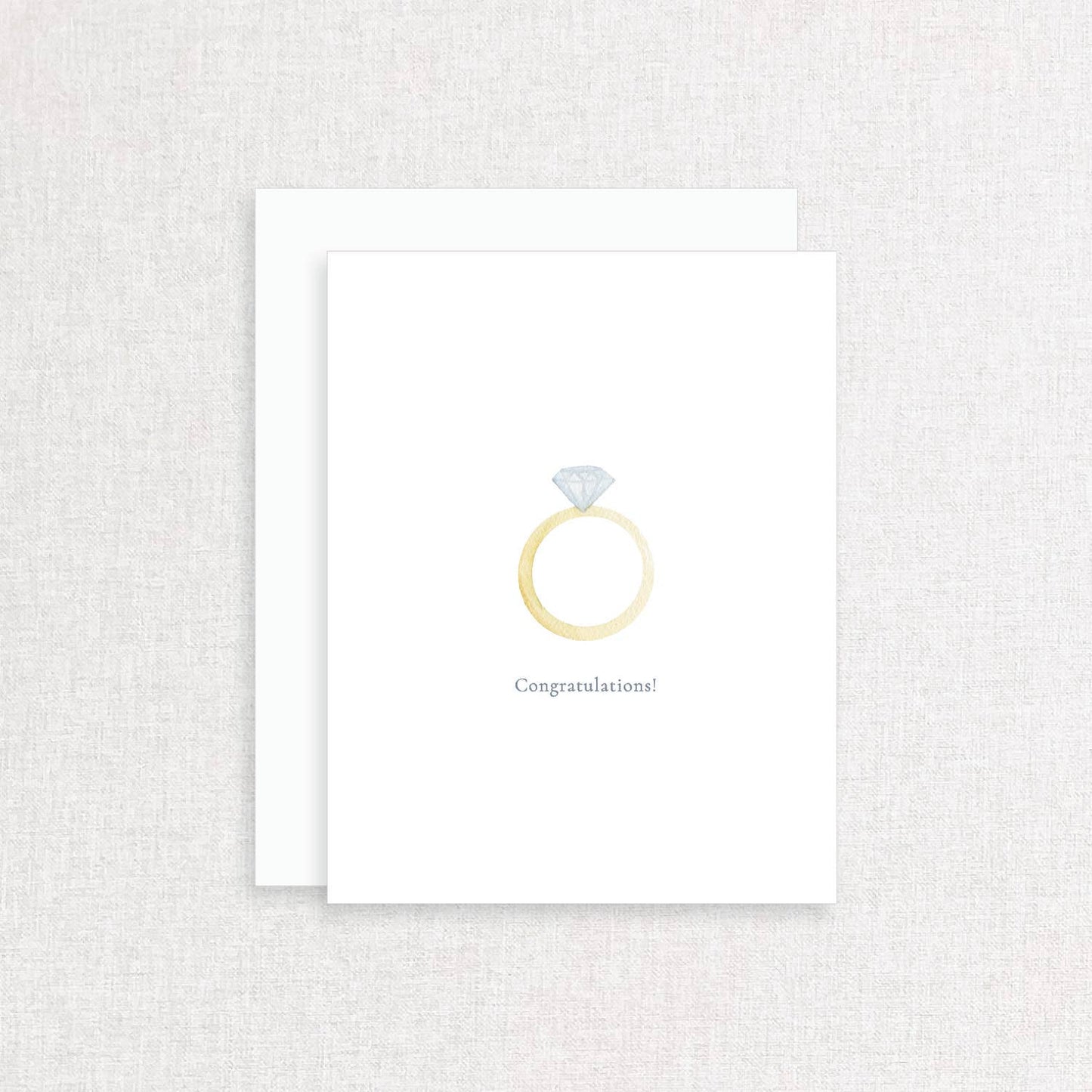 Engagement Ring Greeting Card
