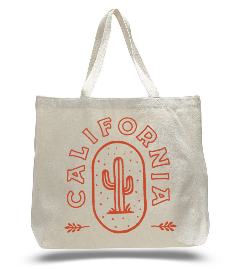 California Cactus Tote Bag