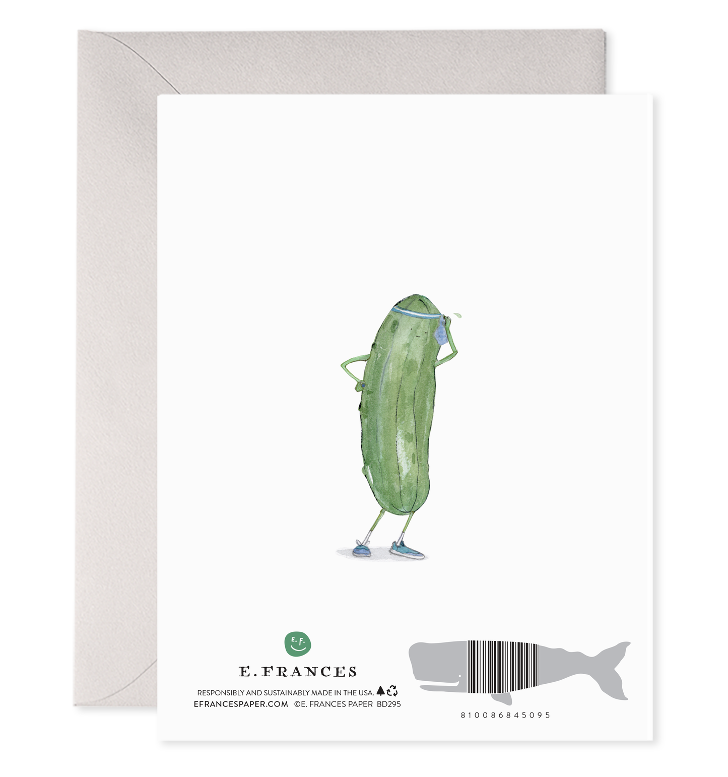 Pickleball Pickle Birthday Card