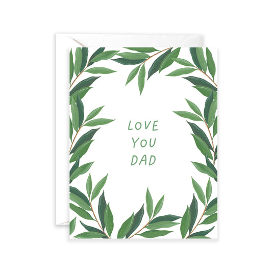 Love You Dad Father's Day Card