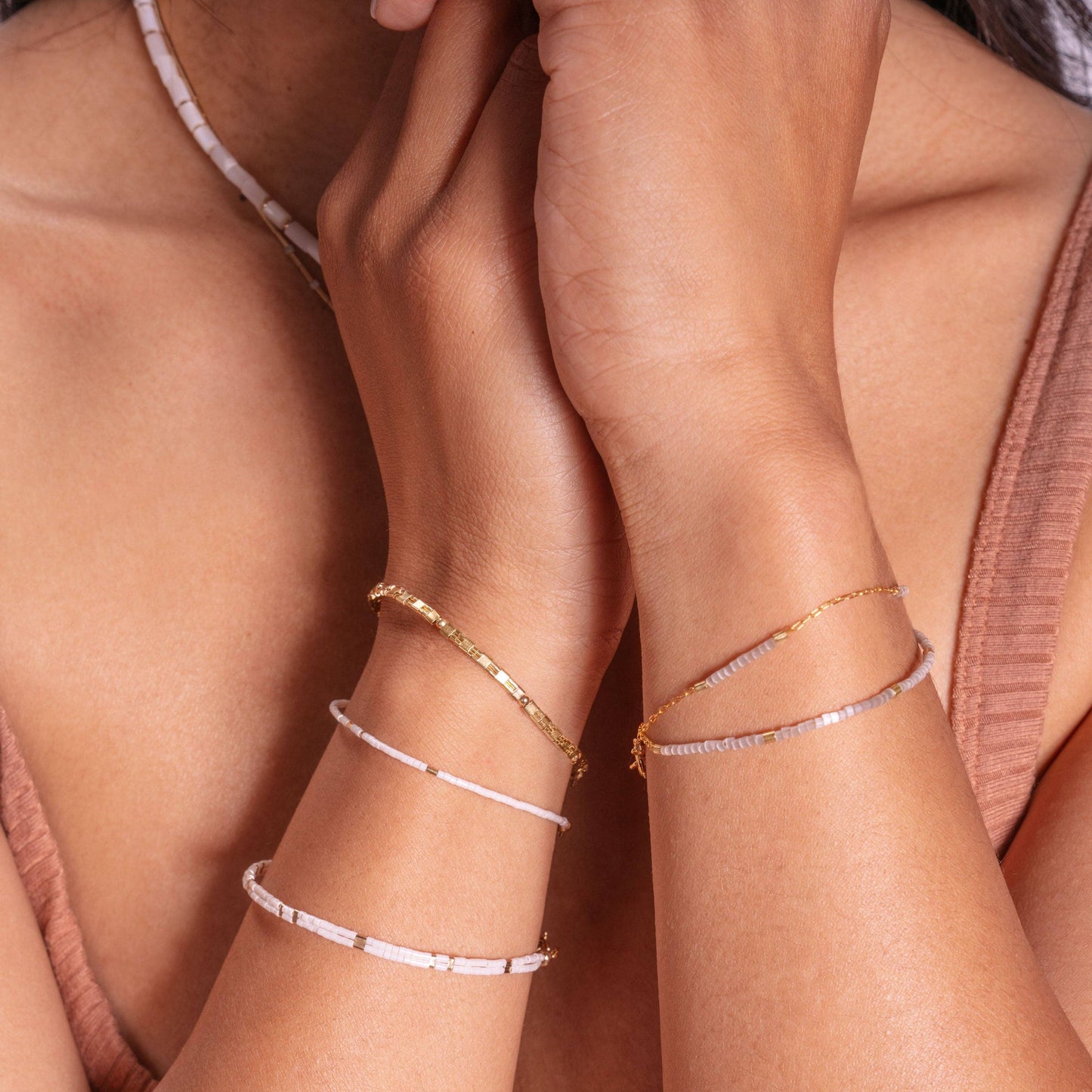 Day Moments Bracelet: Satin Gray / 6.5"