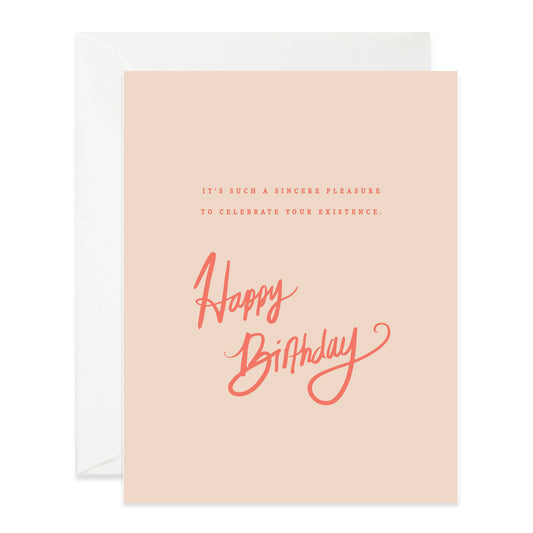 Sincere Birthday Card