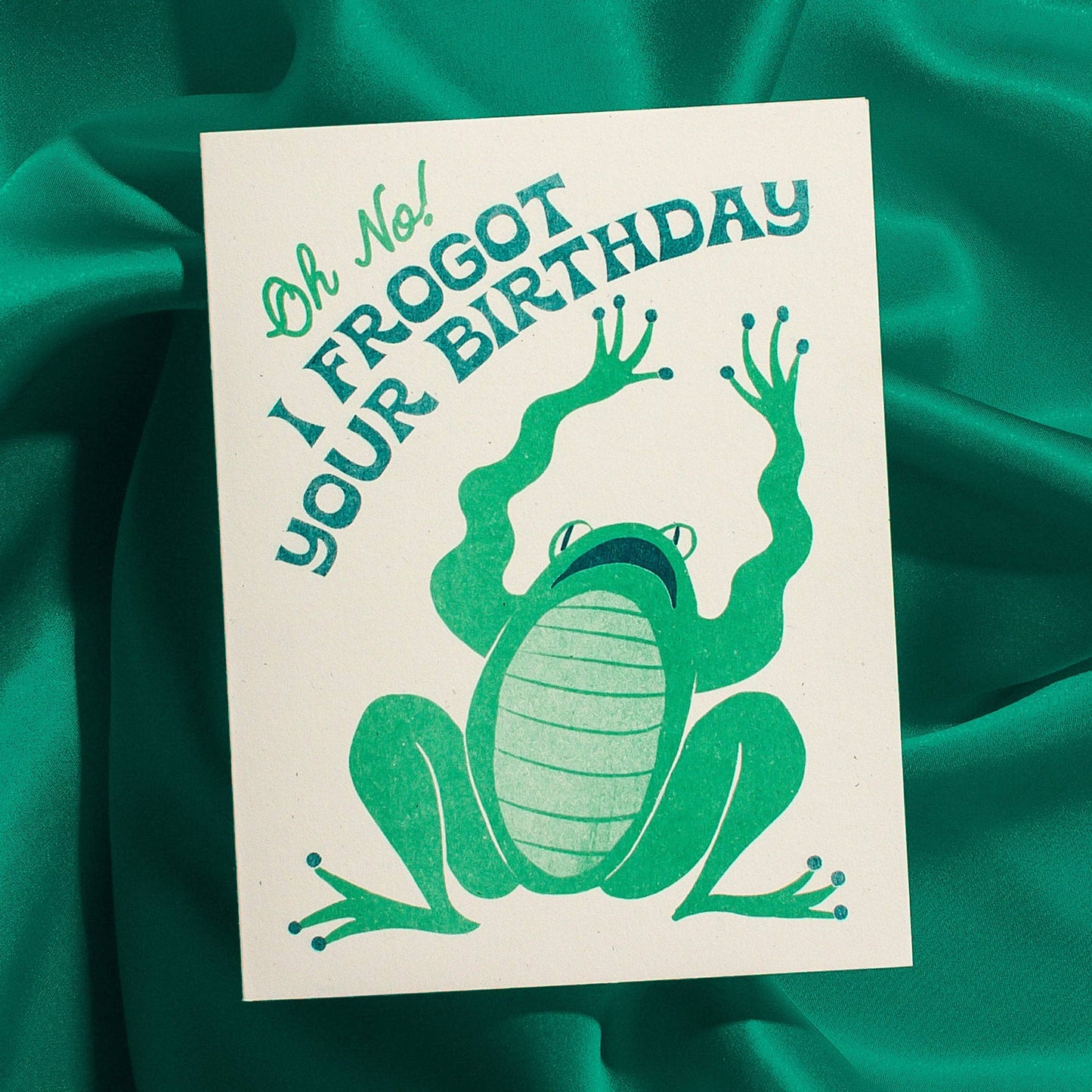 Frogot Your Birthday Card