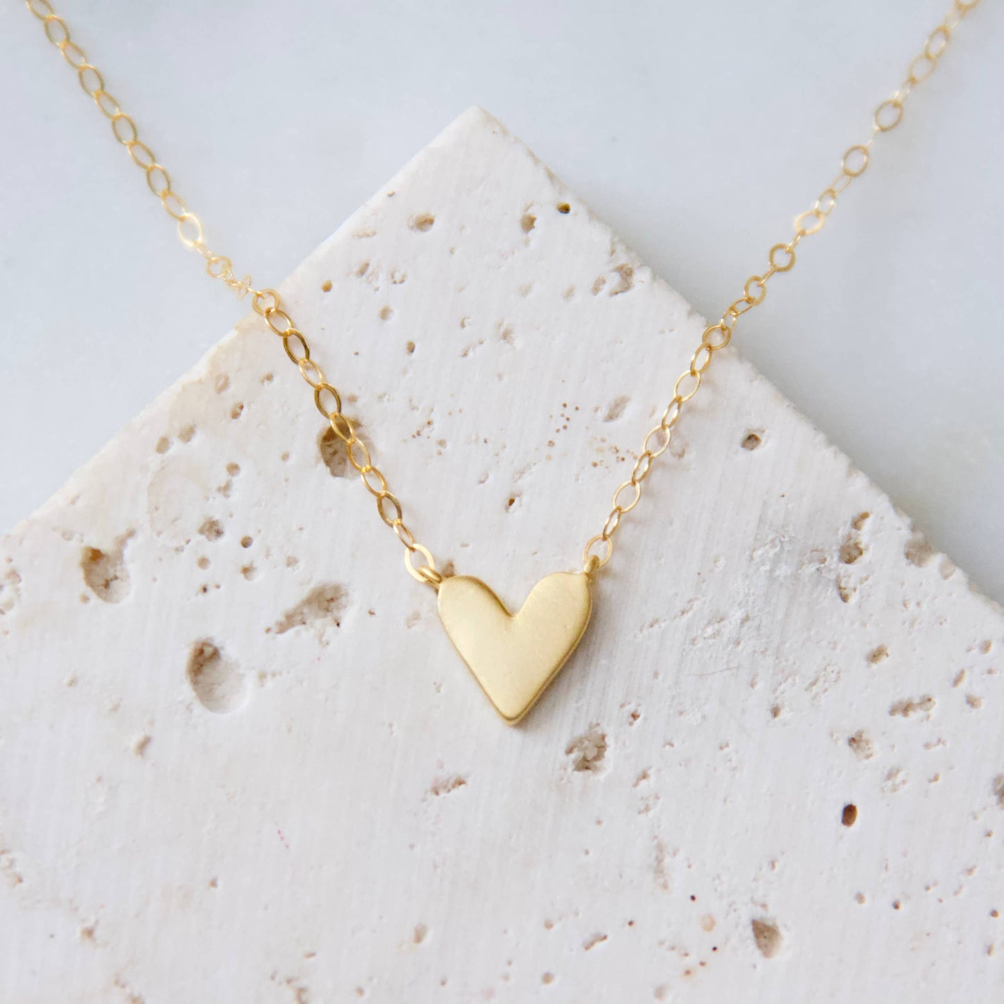 Heart Necklace | Gold