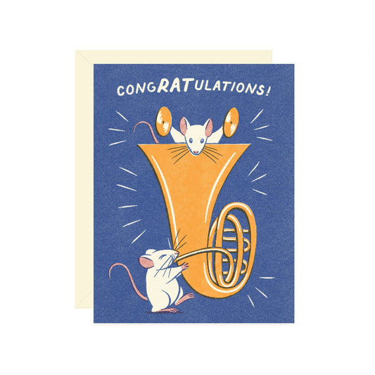 Horn CongRATulations Card