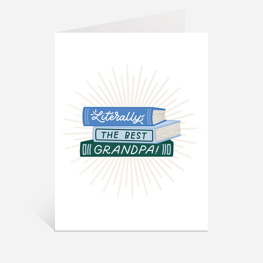 Literally The Best Grandpa Card