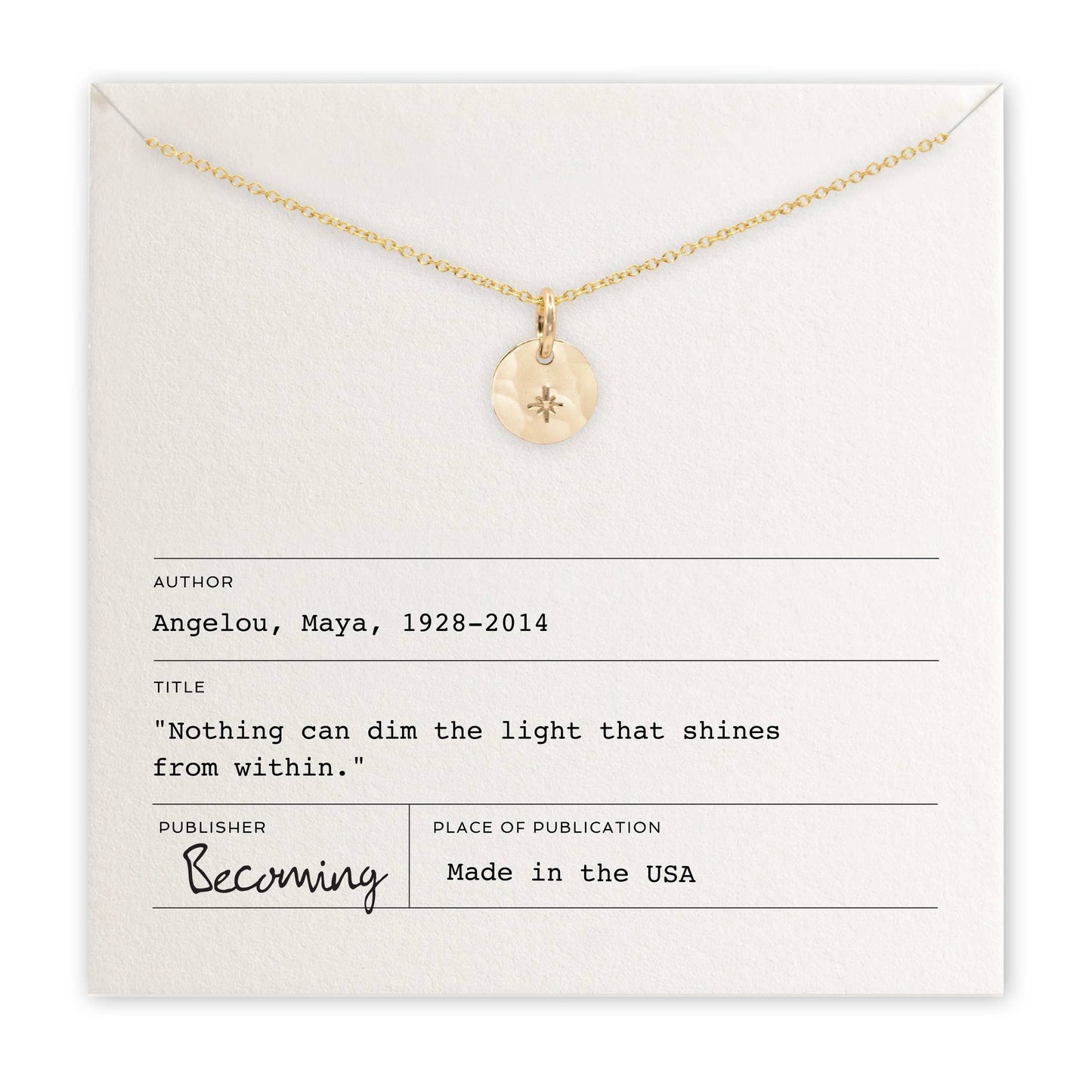 Light Within Necklace: Sterling Silver