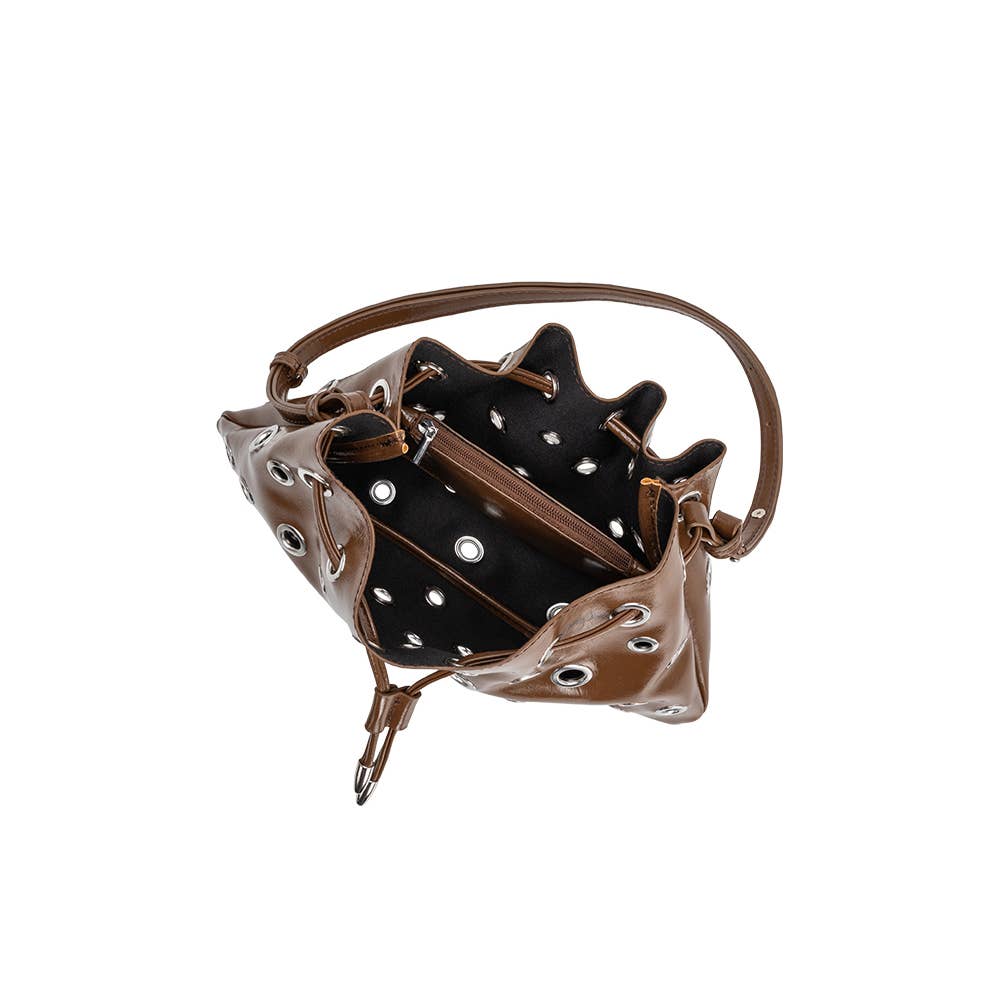 Paloma Chocolate Recycled Vegan Shoulder Bag