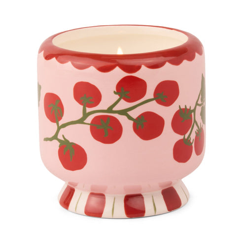Paddywax 8 oz A Dopo Handpainted Tomato Vine Heirloom Tomato Candle