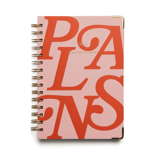 13 Mo Undated Perpetual Planner | Plans