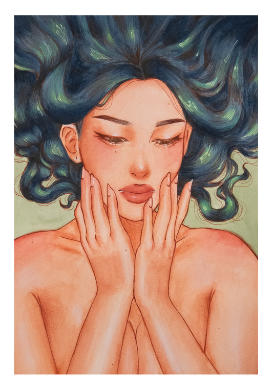 Blushing Seaweed Print 7" x 10"