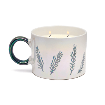 Cypress & Fir 8 oz Ceramic Mug With Handle White