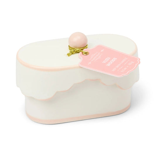 Paddywax Cherie 5.5 oz Porcelain Ceramic Candle | Yuzu Woods