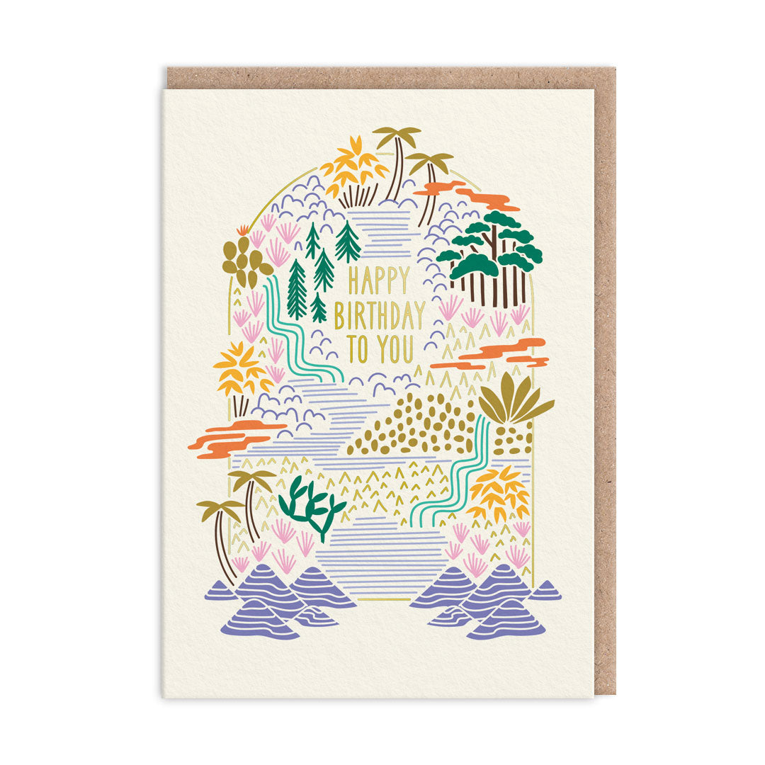 Tropical Birthday Card