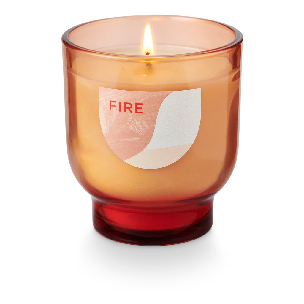 Illume 9.3 oz Element Glass Candle | Fire