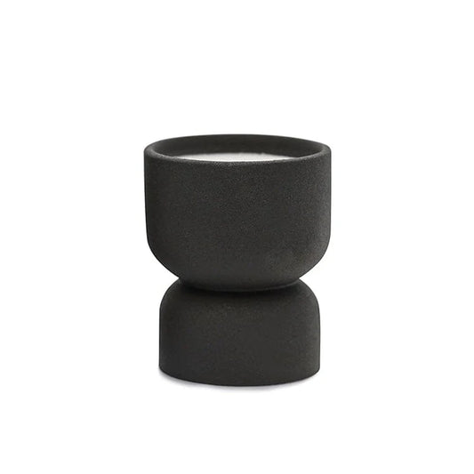 Paddywax Form 6 oz Black Form Candle Palo Santo Suede