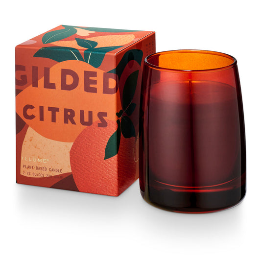 Illume 7.75 oz Gilded Citrus Boxed Glass Candle