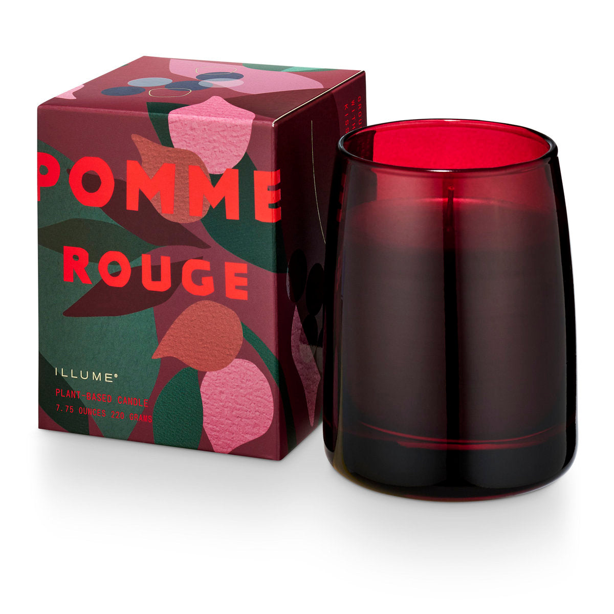 Illume 7.75 oz Pomme Rouge Boxed Glass Candle