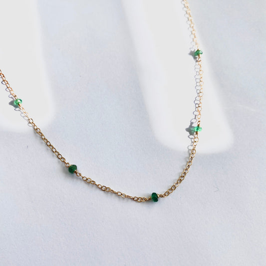Heart Light Choker | GF Emerald