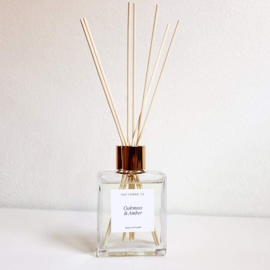 1502 Reed Diffuser No. 2 | Oakmoss & Amber