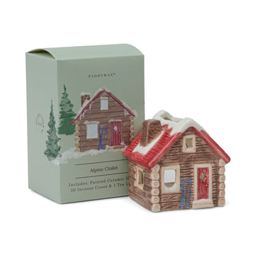 Paddywax No. 05 Alpine Chalet Incense & Tea Light Holder