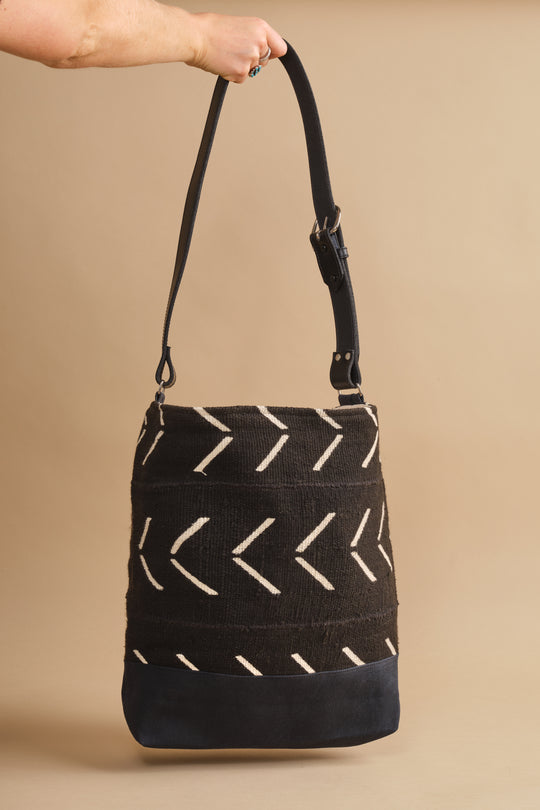 Mudcloth Tote | Black Arrows