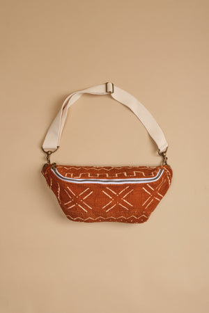 Sling Bag | Rust Zigzag