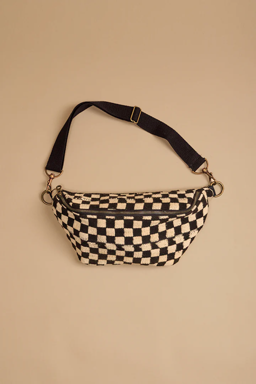 Sling Bag | Black Checkered