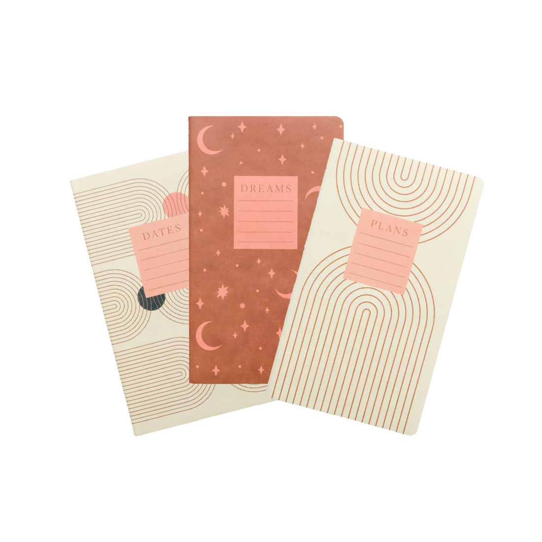 Single Flex Notebooks (Set of 3) | Plans, Daydreams, Important Dates