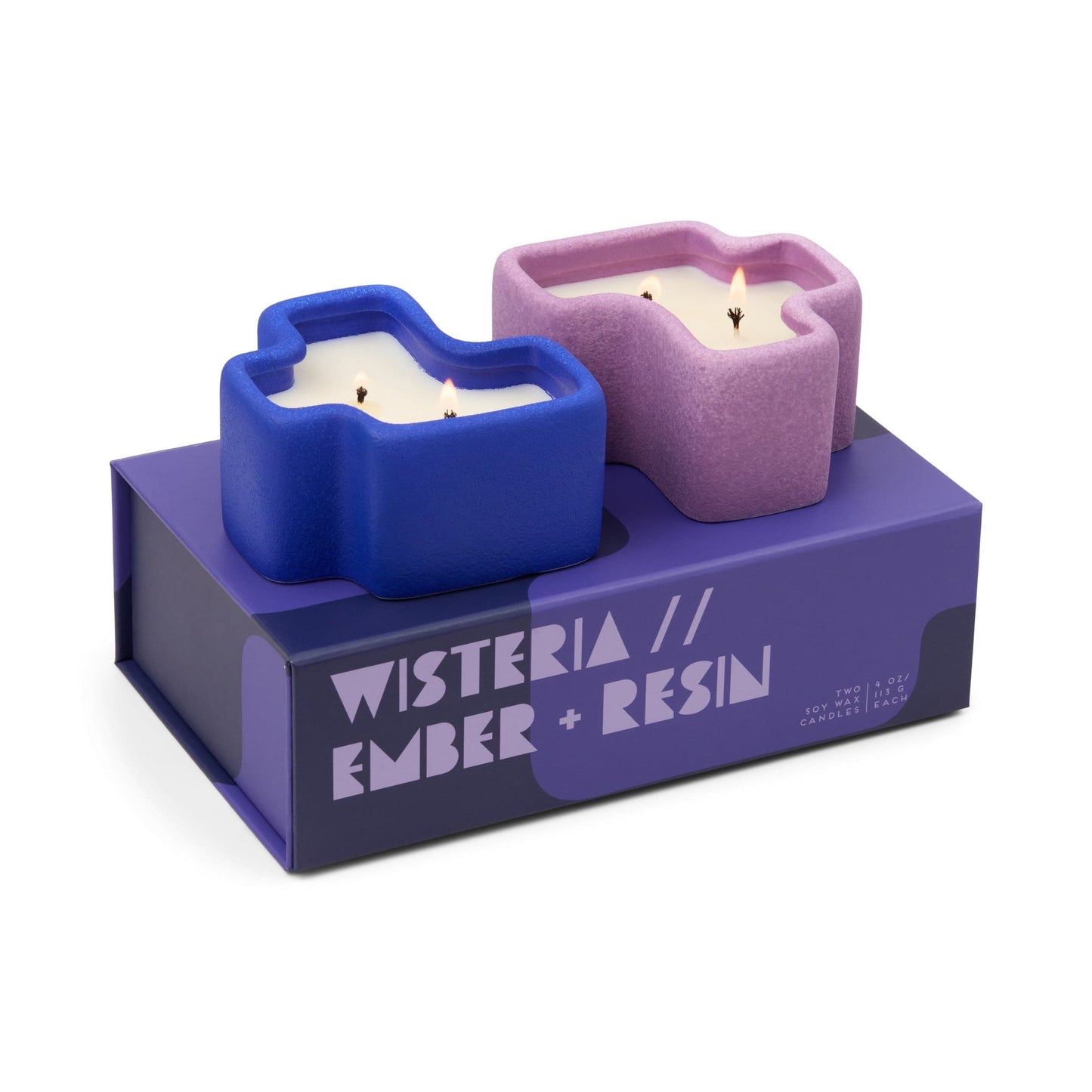 Paddywax Jigsaw Candles | Cobalt and Lavender