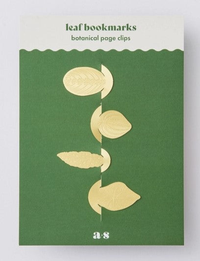 Leaf Brass Bookmarks