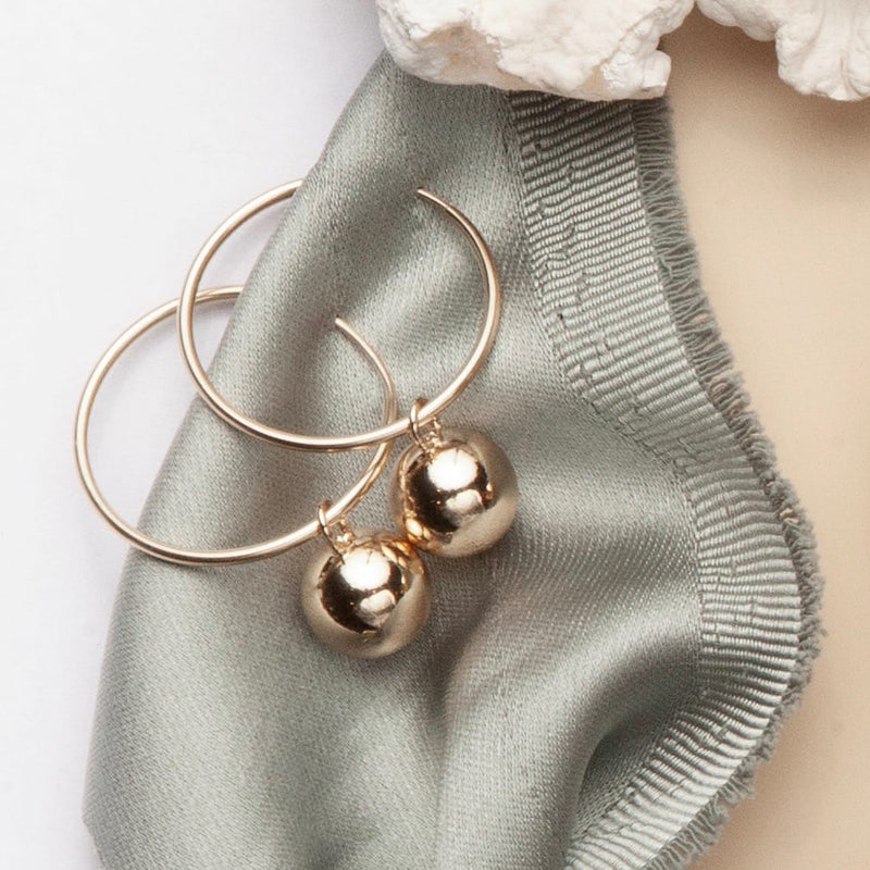 Marley Hoop Earrings | Gold