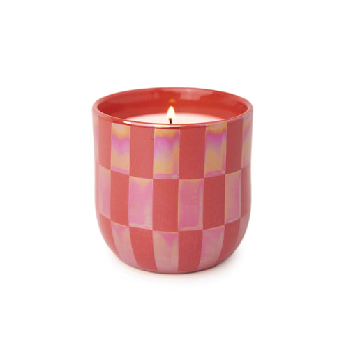 Paddywax Lustre 10 oz Candle | Matte Red Cactus Flower