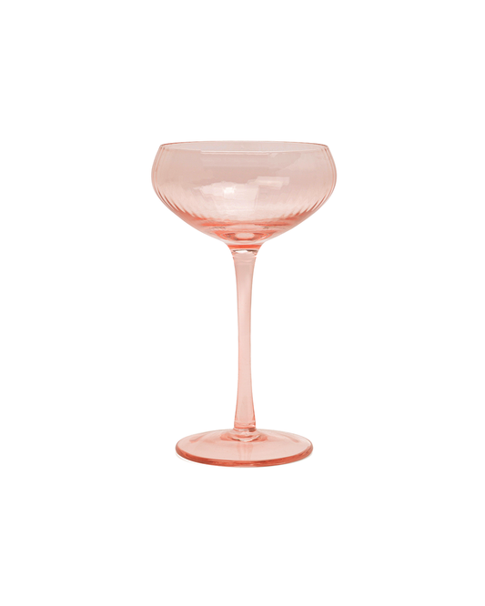 The Lou Coupe Glass | Blush | Set of 2