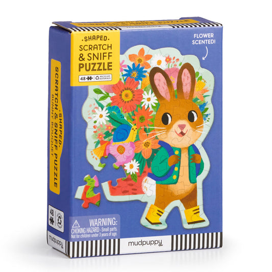 Bunny Bouquet Scratch & Sniff Mini Puzzle