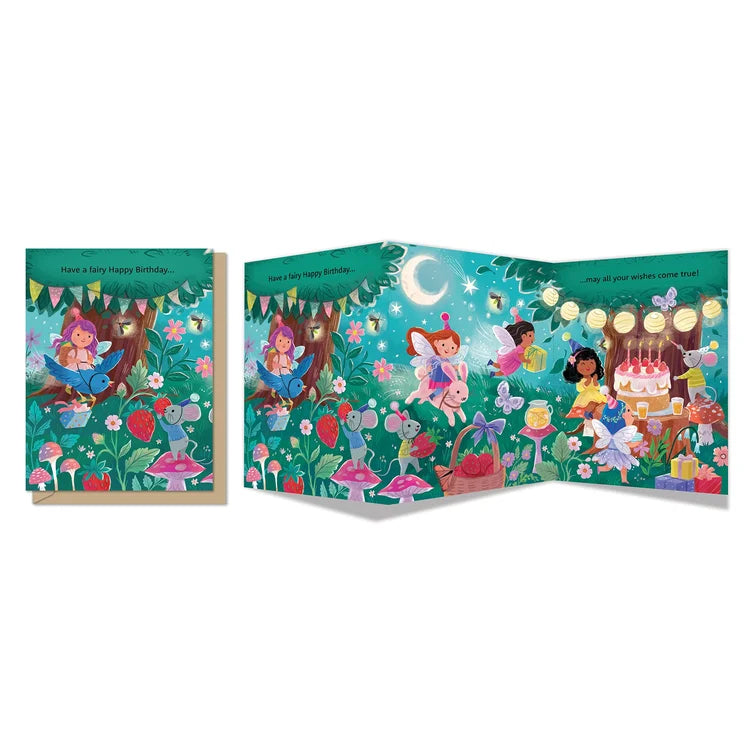 Fairy Forest Festival Birthday Card