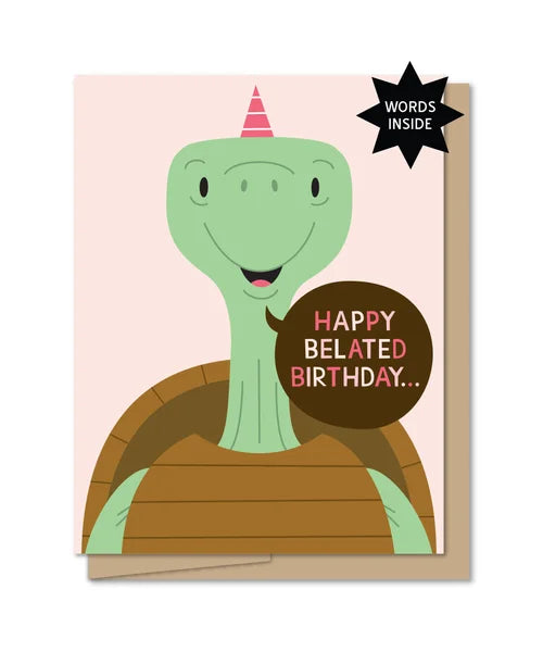 Belated Birthday Turtle