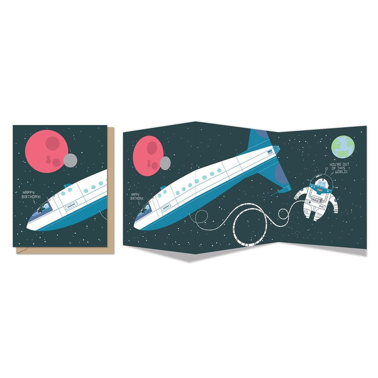 Out of This World Birthday Card